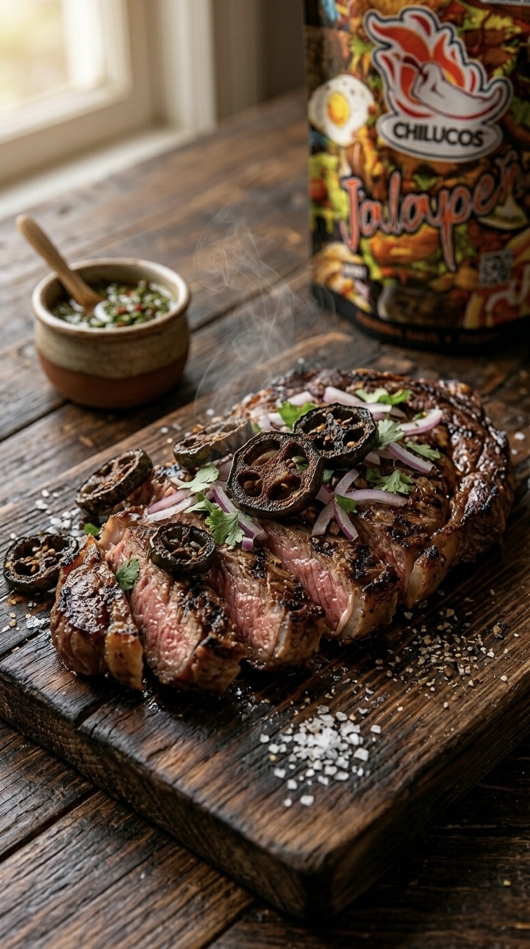 Steak con toque picosito perfecto