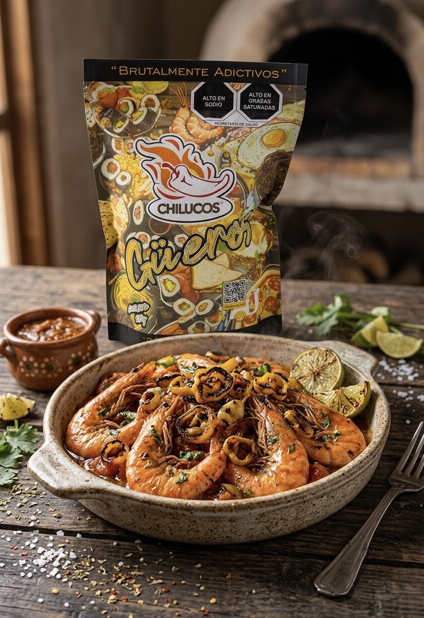 Camarones al Mojo de Chilucos