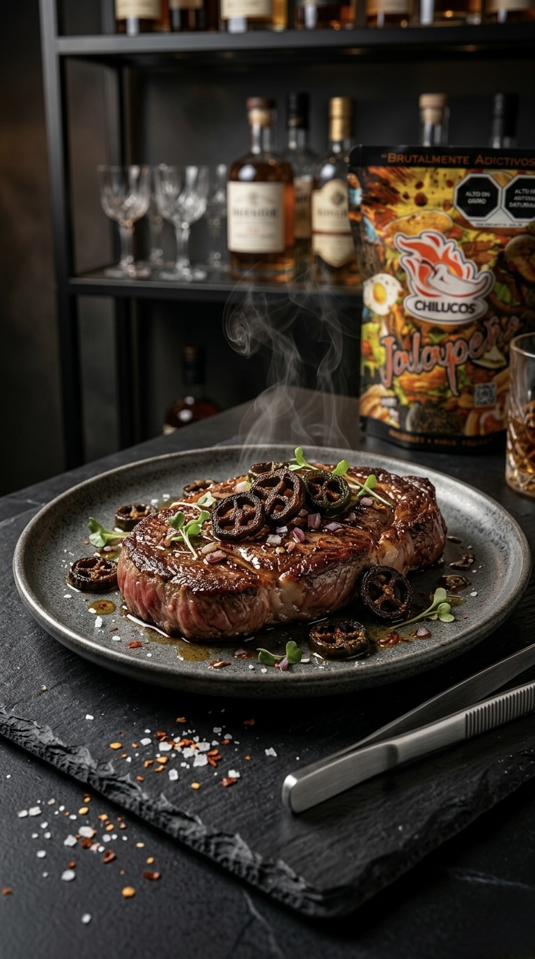 Steak con toque picosito perfecto